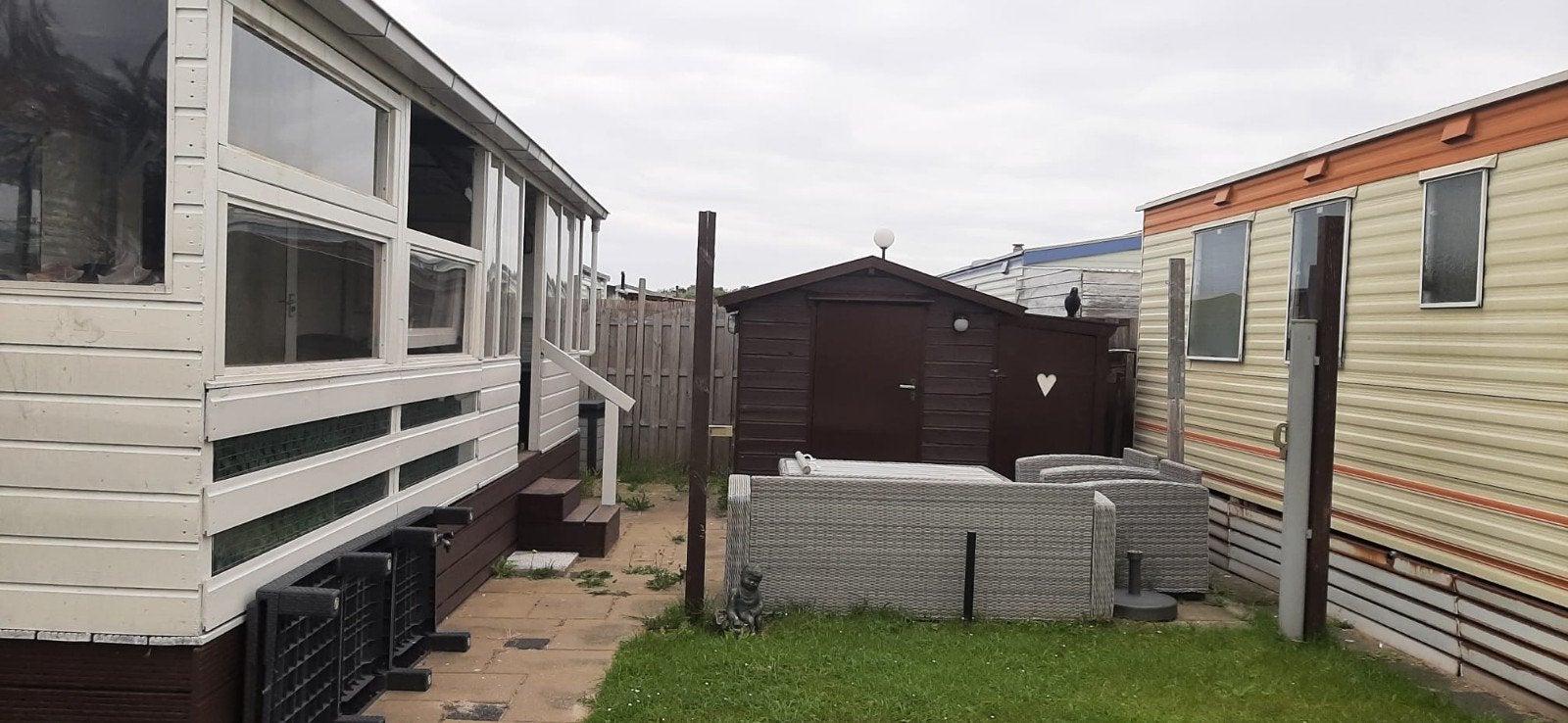 Atlas stacaravan 10x 3 meter, met grote veranda., Caravans en Kamperen, Tot en met 3