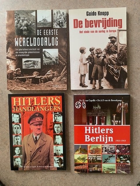 4 boeken over de oorlog, Ophalen of Verzenden, Voor 1940, Nieuw, Algemeen