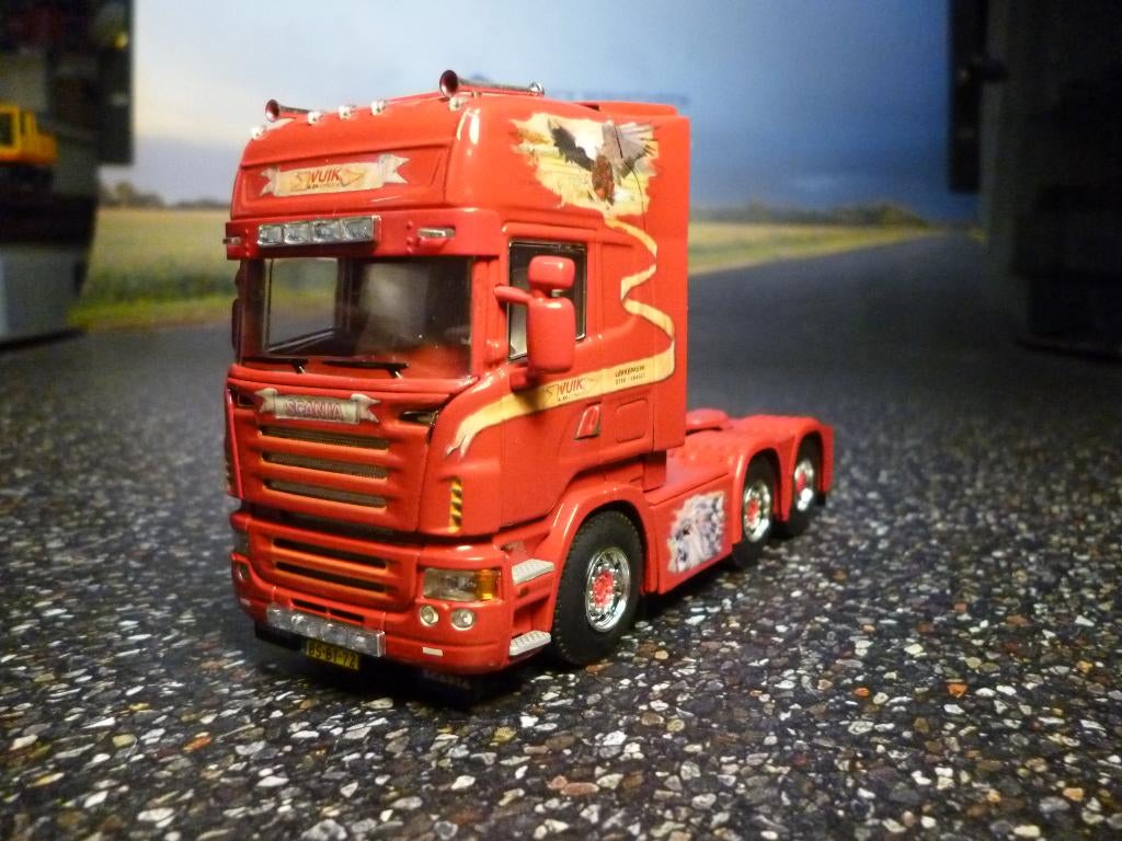 WSI Scania R serie Vuik met certificaat, Hobby en Vrije tijd, Modelauto's | 1:50, Ophalen of Verzenden, Nieuw, Bus of Vrachtwagen