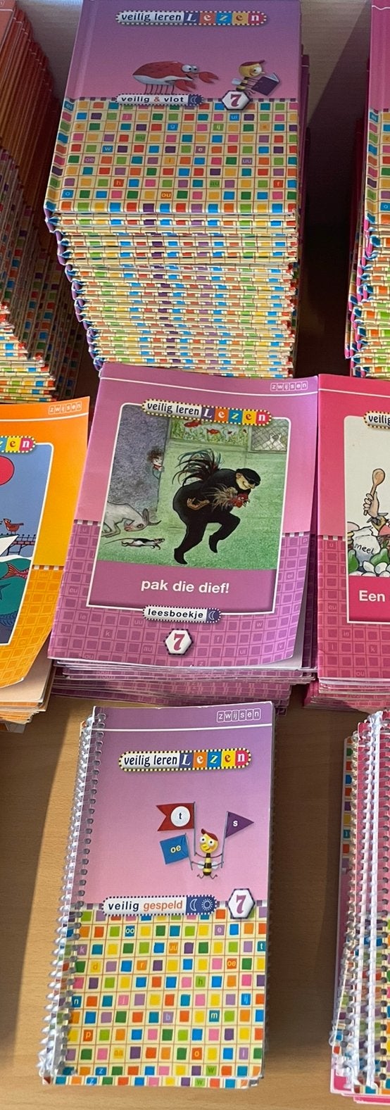 Veilig leren lezen zon/maan 7 boeken, Ophalen of Verzenden, Zo goed als nieuw, Overige niveaus, Nederlands