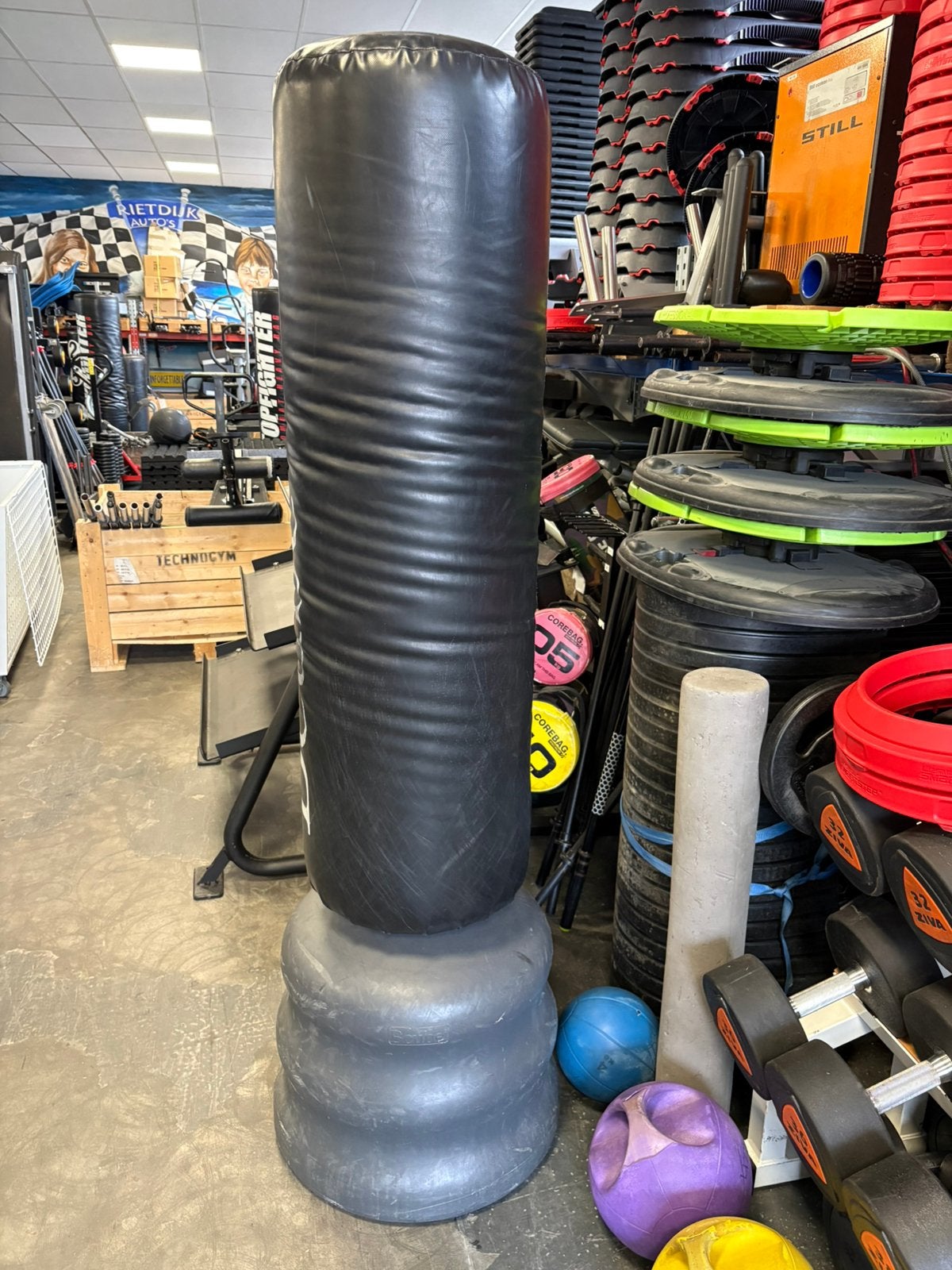Bokspaal boks paal bcube ( evt 2 stuks ), Gebruikt, Overige, Vechtsportmateriaal, Bokspaal
