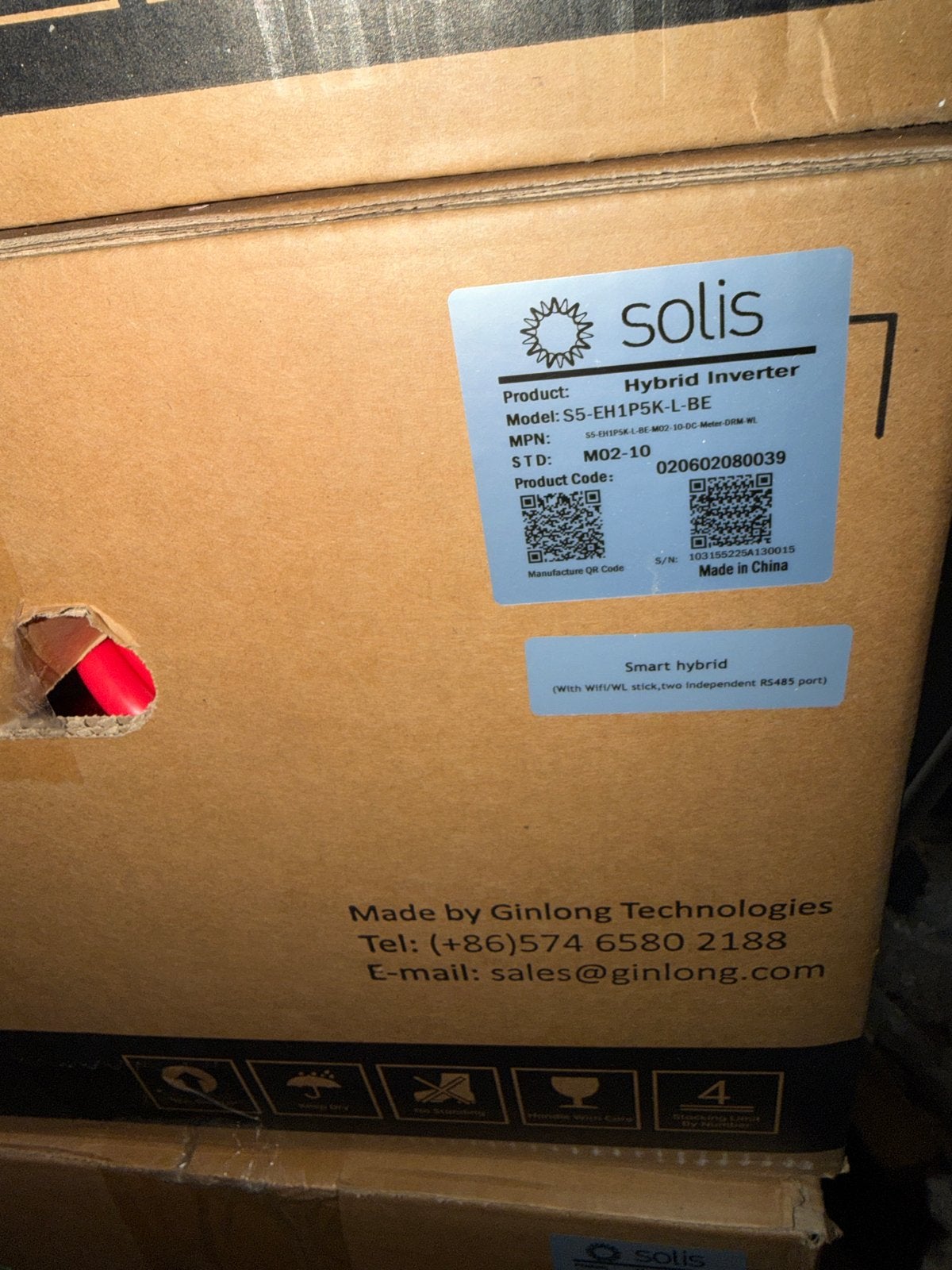 Solis Hybride Omvormer - Nieuw in doos, Doe-het-zelf en Verbouw, Ophalen, Nieuw, Overige typen