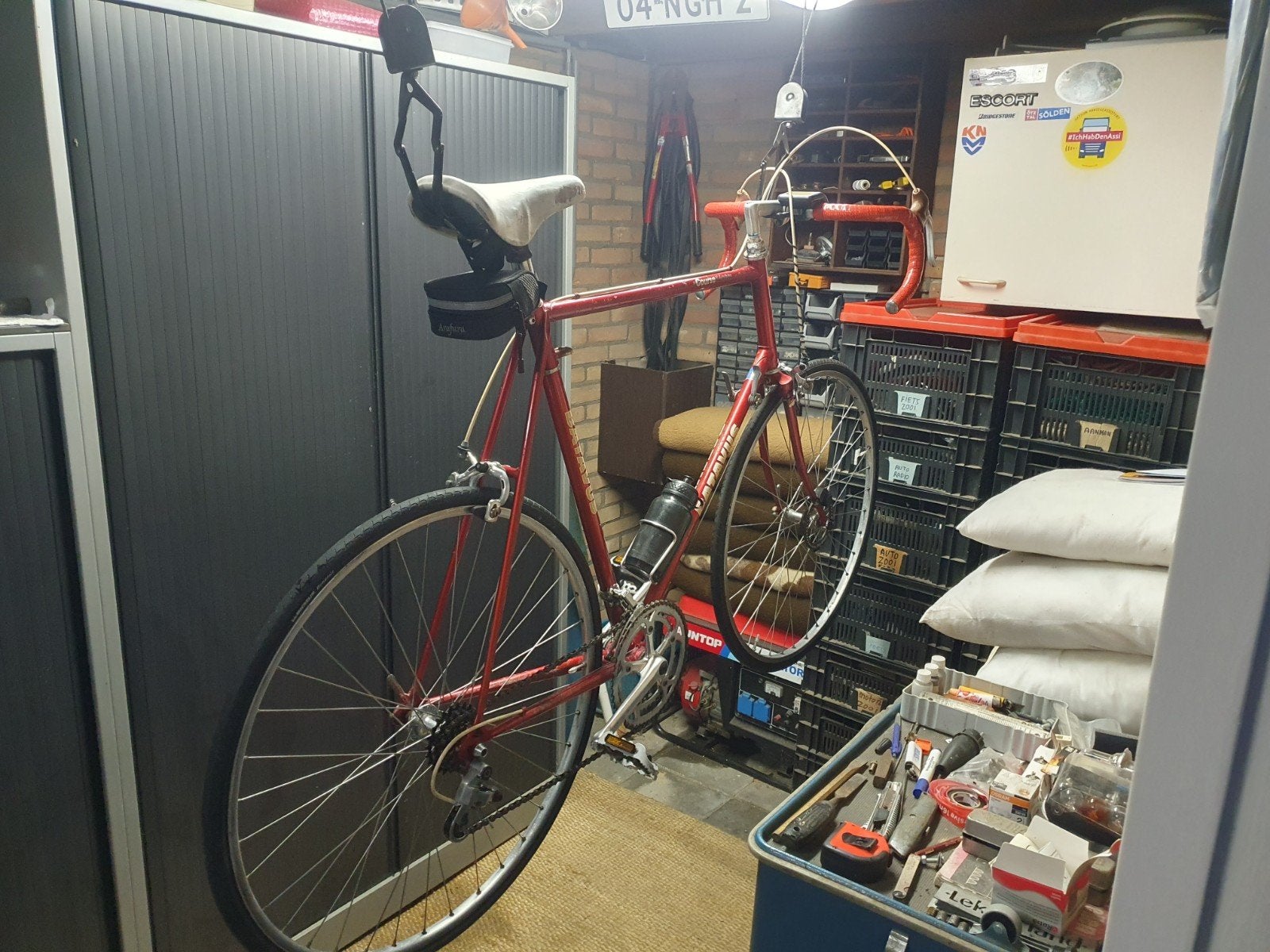 Vintage racefiets - Weinmann remmen, Sachs Huret derailleur, Gebruikt, Ophalen, Overige merken, 10 tot 15 versnellingen