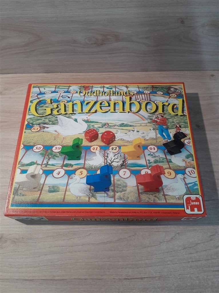 Oud hollands ganzenbord - s6216, Verzenden, Zo goed als nieuw