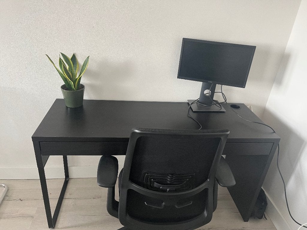 IKEA micke desk, Ophalen, Zwart, Zo goed als nieuw, IKEA