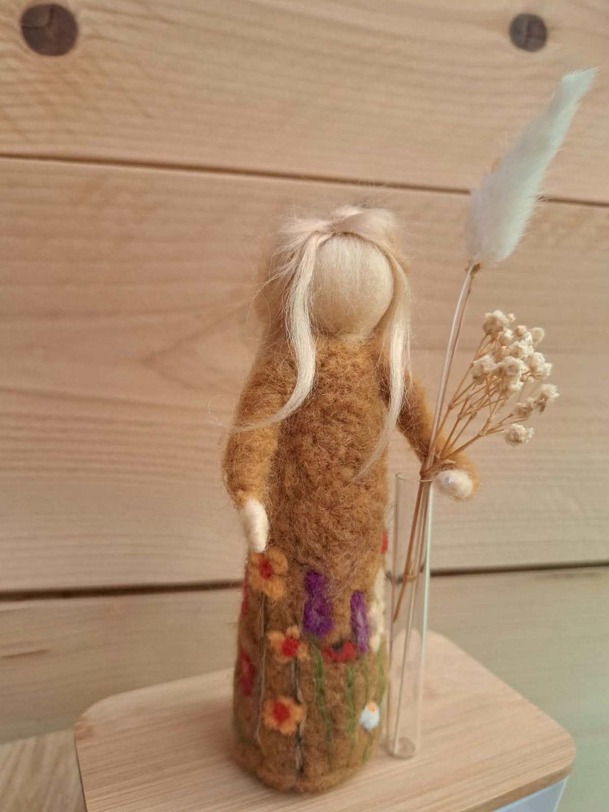 Seizoenstafel jaarring herfst popjes div kleuren naaldvilt, Ophalen of Verzenden, Nieuw, Figuurtje(s)