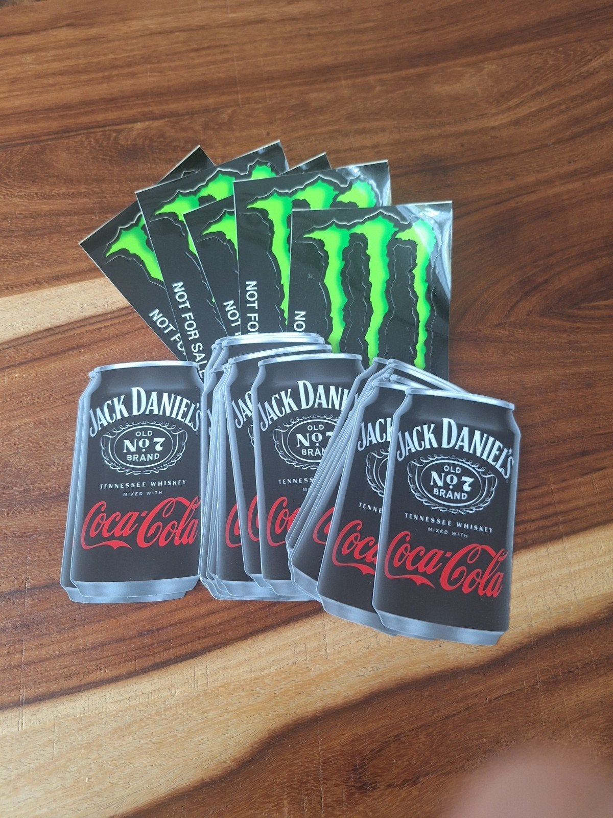 Monster Energy & Jack Daniel's Coca-Cola Stickers, Verzamelen, Stickers, Ophalen of Verzenden