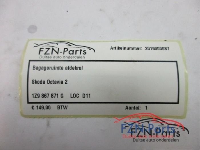 Bekleding bagageruimte Skoda Octavia (22741407) (1Z9867871G), Ophalen, Gebruikt