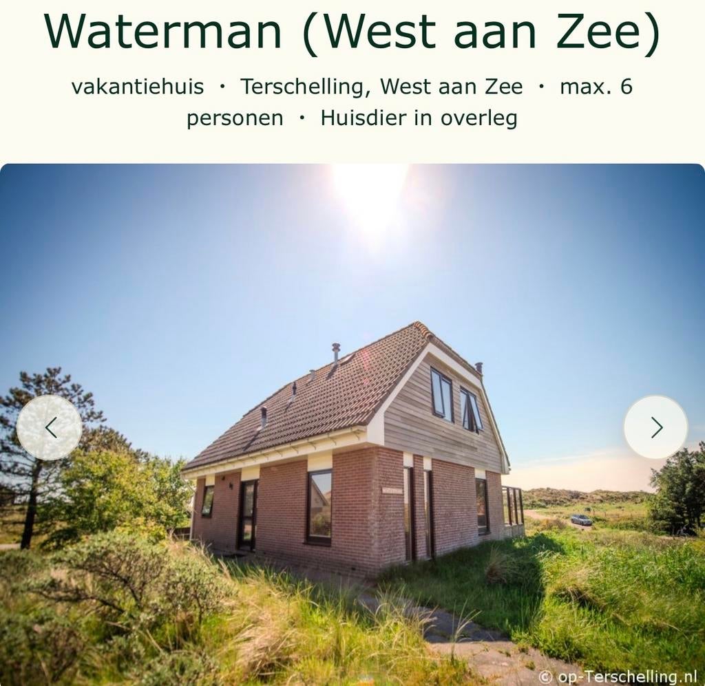 Last minute - Heerlijke weekje Terschelling met Hemelvaart, Vakantie