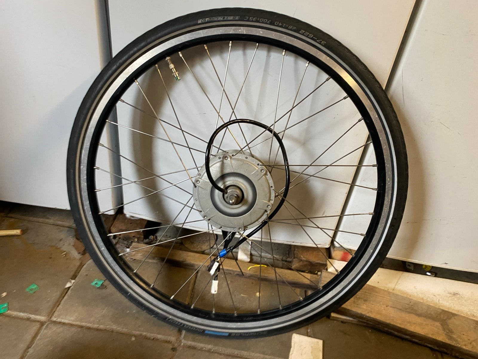 Sparta C3 Voorwiel 24V met motor voor elektrische fiets, Gebruikt, Aluminium, Ophalen, Elektrische fiets