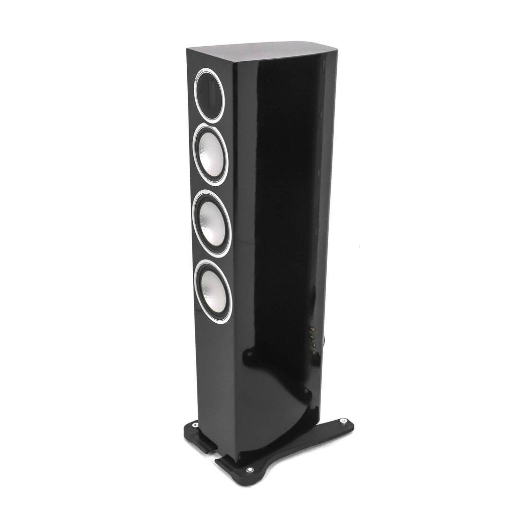 Monitor Audio Gold 300 4g Black gloss zonder stofkap, Stereo speakers, Inclusief kabels, Zo goed als nieuw, Monitor Audio