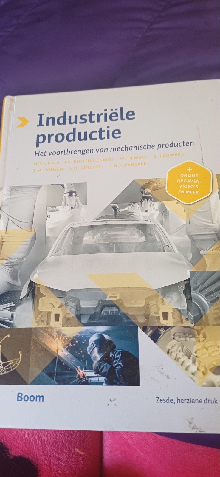 Industriële productie - Voortbrengen mechanische prod, Boeken, Ophalen of Verzenden, Zo goed als nieuw, Werktuigbouwkunde, H.J.J. Kals, C.E. Buiting, C.S.K.O. W. Dewulf, B. Lauwers