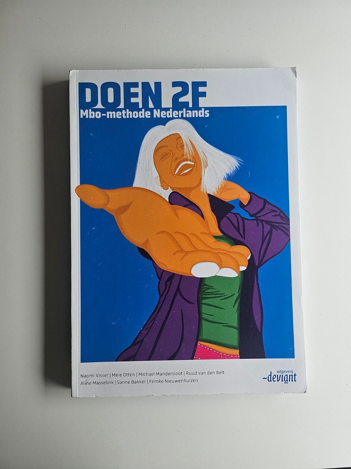 DOEN! 2F Mbo-methode Nederlands - Uitgeverij Deviant, Boeken, Studieboeken en Cursussen, Ophalen of Verzenden, Zo goed als nieuw