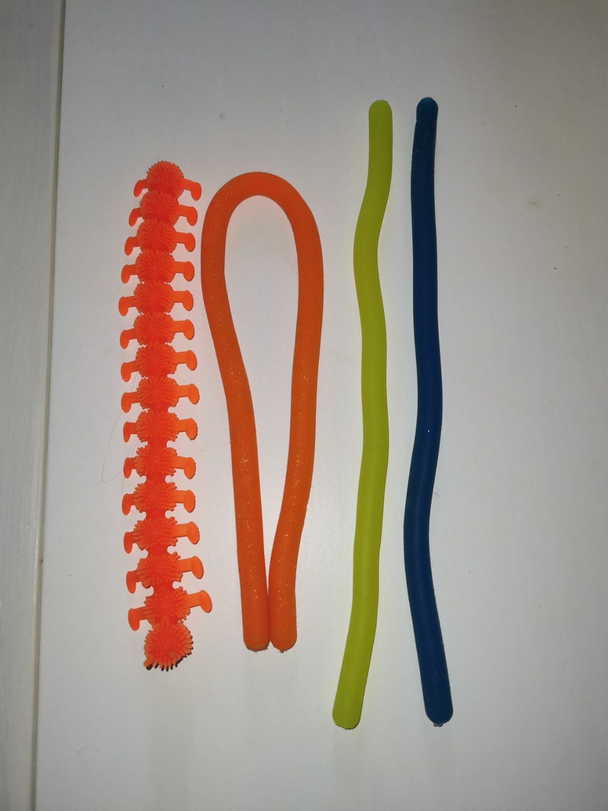 stretchy rubberen speeltjes, Ophalen, Gebruikt