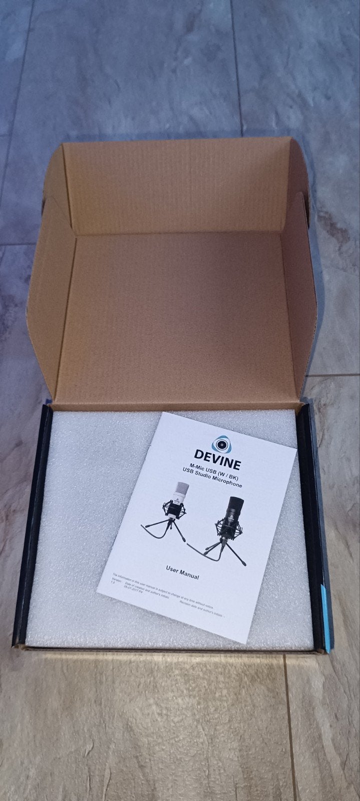Devine M-Mic USB (W/BK) USB Studio Microfoon - Nieuw in doos, Ophalen of Verzenden, Nieuw, Studiomicrofoon