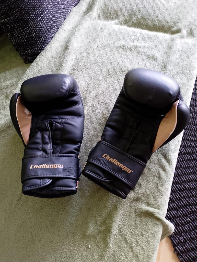 Ronin bokshandschoenen - Kaki/Zwart - 16oz, Ophalen of Verzenden, Gebruikt, Bokshandschoenen