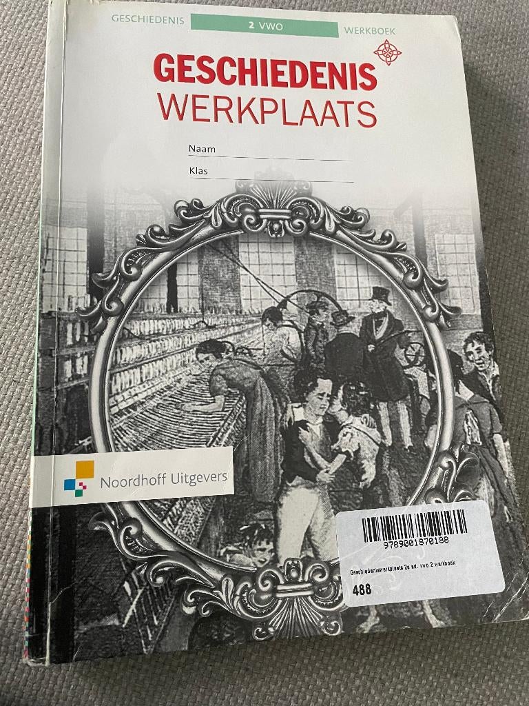 Geschiedenis werkplaats werkboek 2 vwo, Boeken, Verzenden, Gelezen, VWO, Geschiedenis
