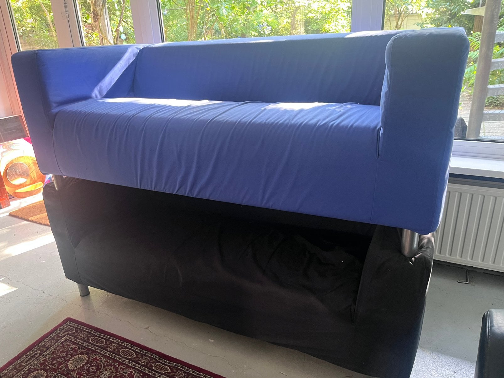 2 klippan banken van ikea, Huis en Inrichting, Banken | Bankstellen, 150 tot 200 cm, Tweepersoons, 75 tot 100 cm, Ophalen of Verzenden