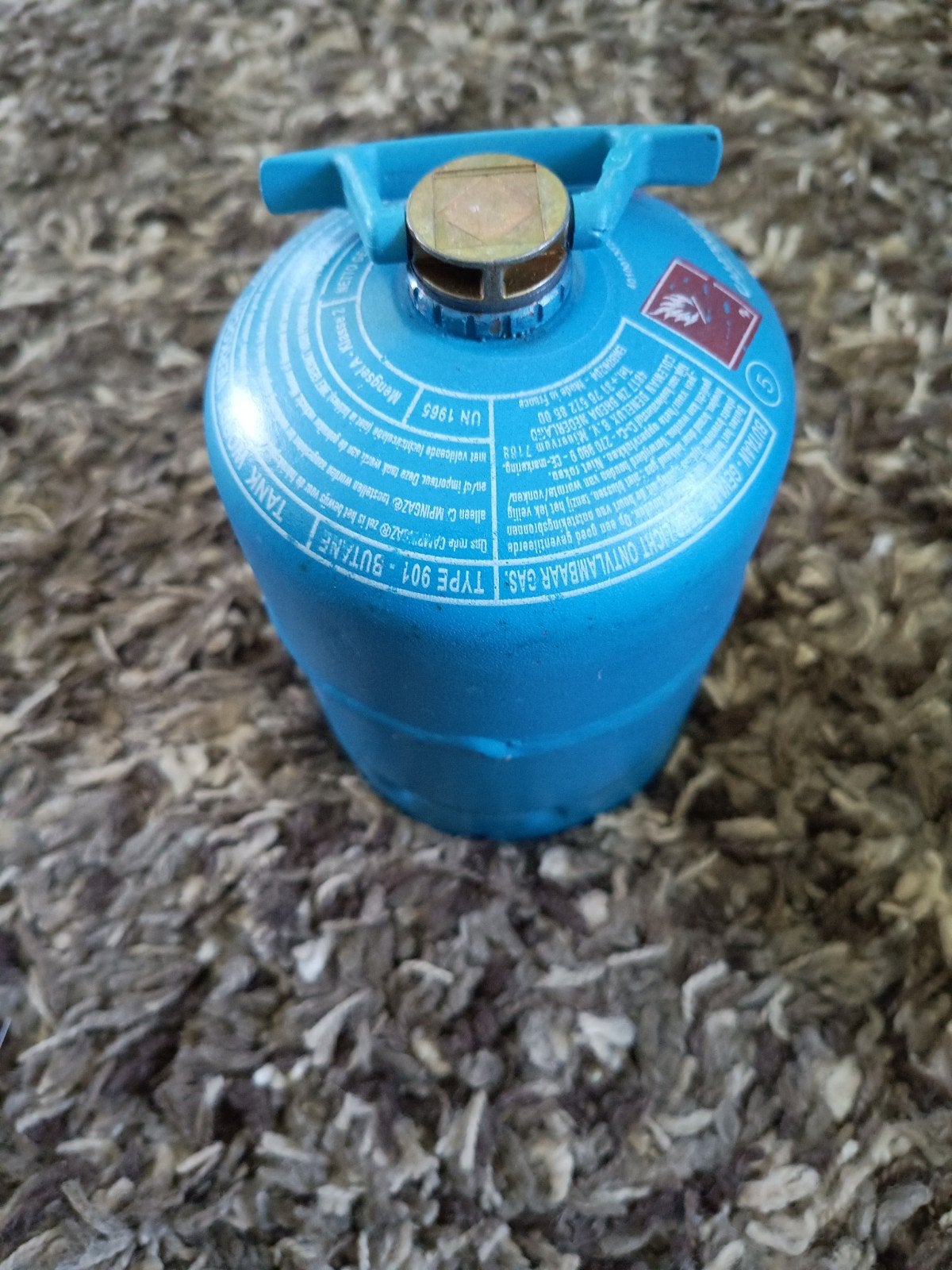 Campingaz fles 901 leeg, Ophalen