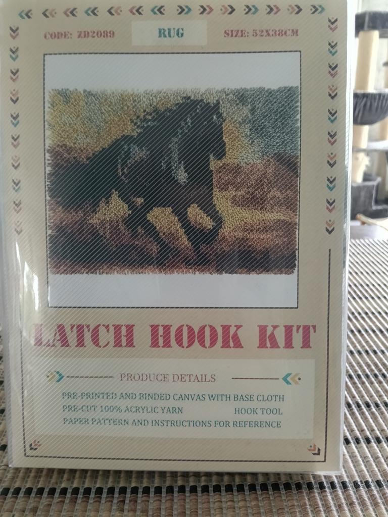 Latch Hook Kit Paard - Tapijt Maken - 52x38cm, Ophalen of Verzenden