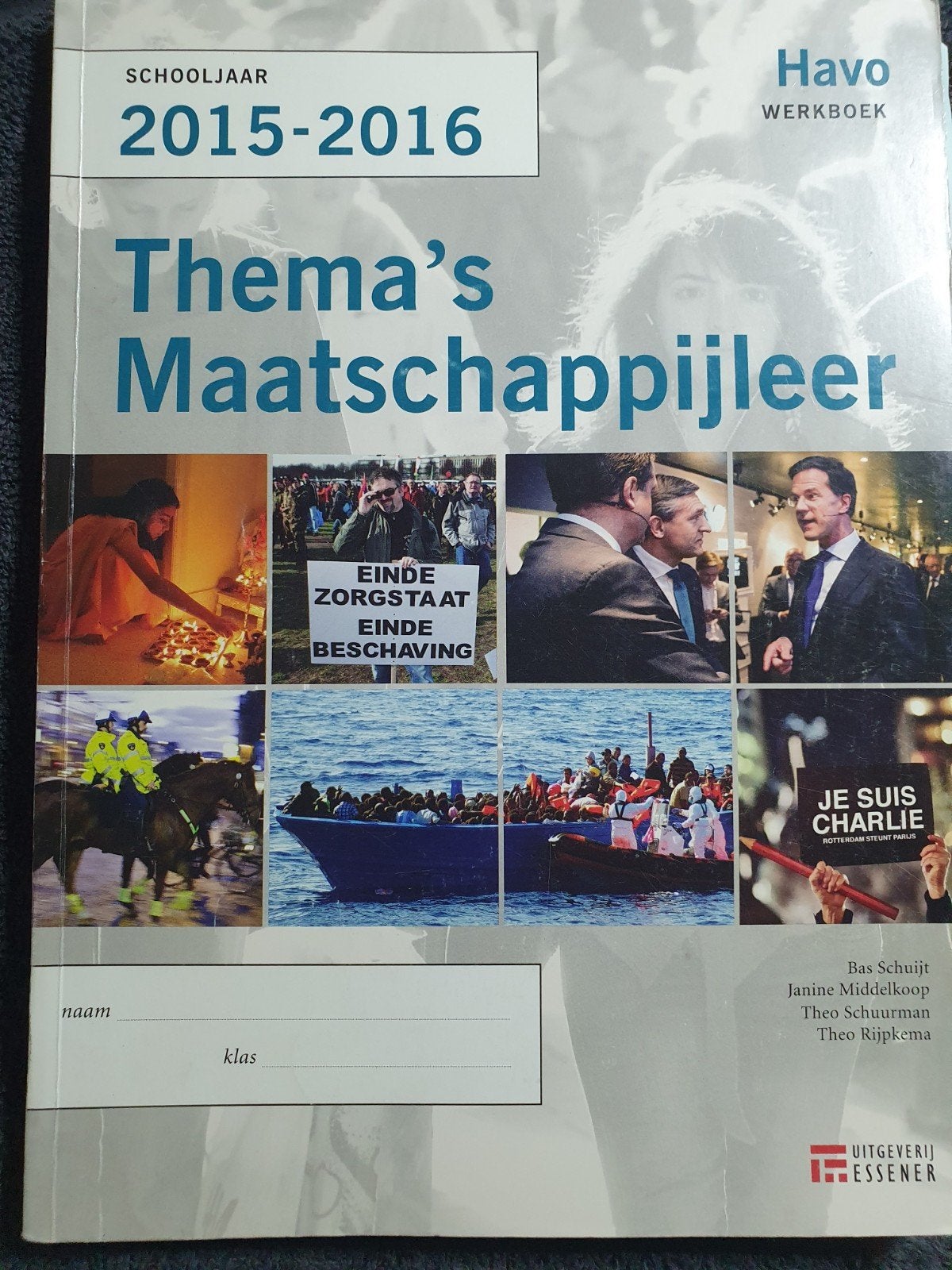 Thema's Maatschappijleer 2015-2016, havo werkboek, Ophalen of Verzenden, Zo goed als nieuw, Janine Middelkoop; Theo Schuurman; Theo Rijpkema; Bas Schuijt