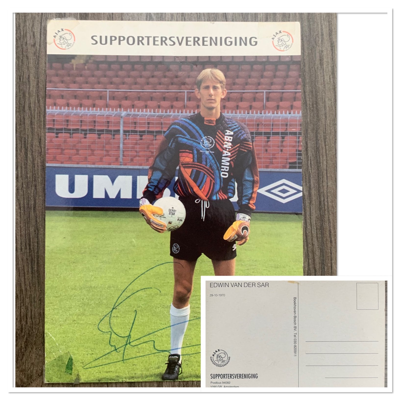 Ajax Amsterdam: Edwin Van Der Sar (Gesigneerd), Ophalen of Verzenden, Ajax
