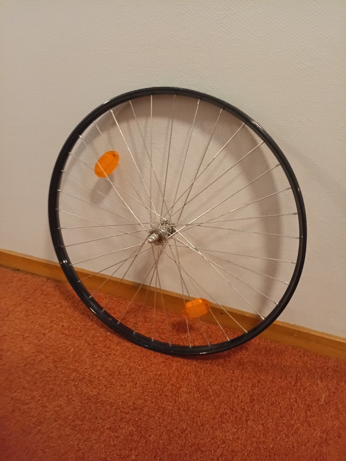 Voorwiel fiets 28 inch zwart, Stadsfiets, Ophalen, Wiel, Nieuw