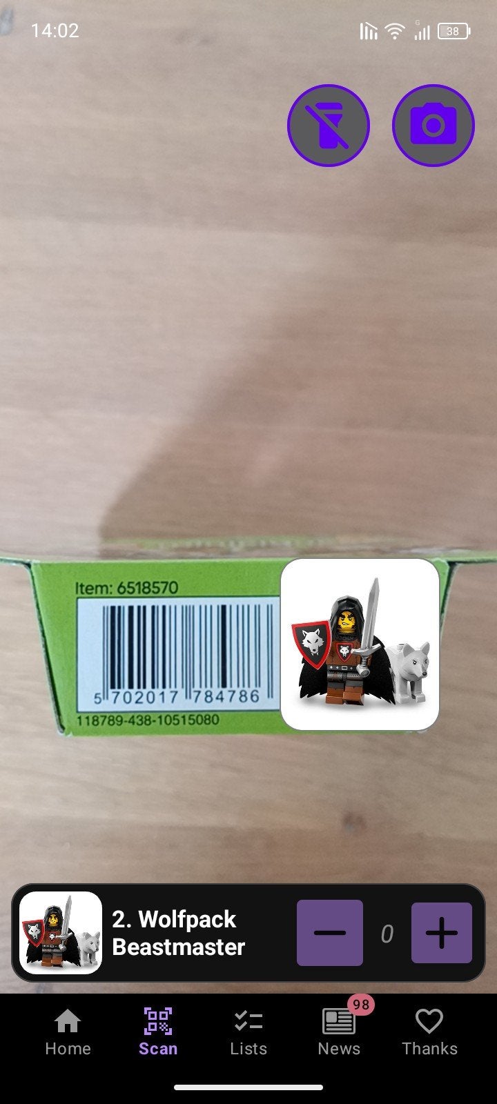 LEGO CMF series 27 col27-2, Kinderen en Baby's, Speelgoed | Duplo en Lego, Lego, Nieuw, Ophalen of Verzenden, Castle
