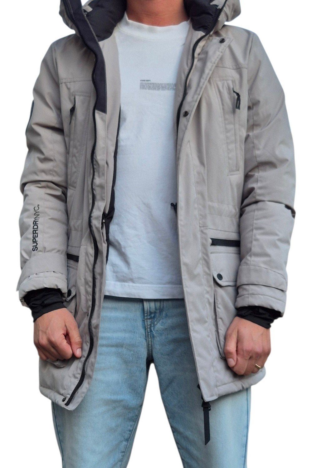 Superdry City Parka Heren Jas - Maat M, Overige kleuren, Maat 48/50 (M), Ophalen of Verzenden, Zo goed als nieuw