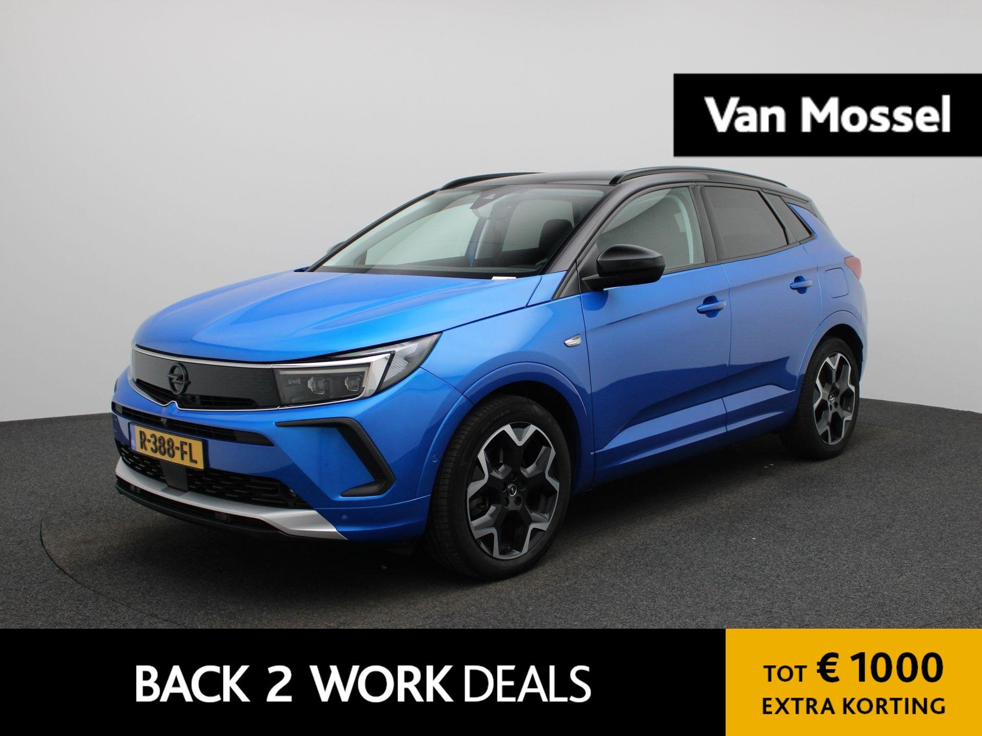 Opel Grandland 1.6 Turbo Plug-In Hybrid Ultimate | Automaat, Auto's, 4 cilinders, Blauw, Bedrijf, SUV of Terreinwagen