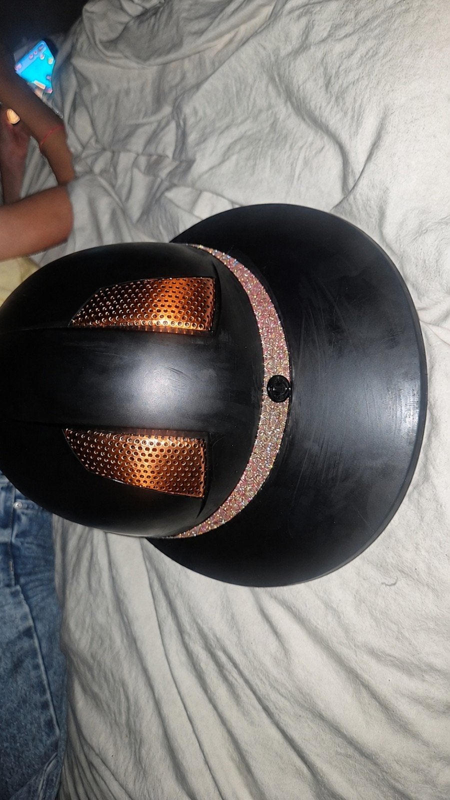 mooie glitter cap, Kleding | Dames, Hoeden en Petten, Verzenden, Zo goed als nieuw, One size fits all