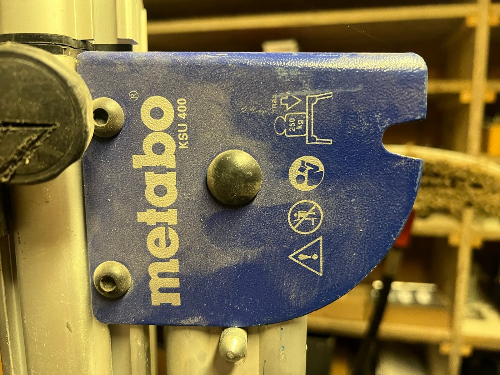 Metabo KSU 400 Afkortzaag onderstel, Doe-het-zelf en Verbouw, Gereedschap | Zaagmachines, Ophalen, Gebruikt, 70 mm of meer, Afkortzaag