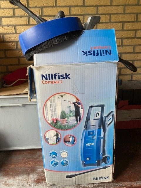 Nilfisk Hogedrukreiniger C110.3 incl terrasreiniger, Ophalen, Gebruikt, Elektrisch, Nilfisk