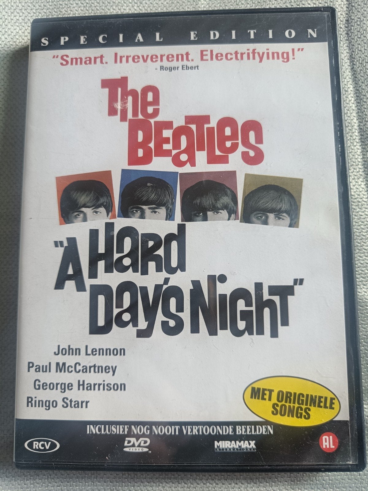 The Beatles - A Hard Day's Night (Special Edition DVD), Cd's en Dvd's, Alle leeftijden, Nederlands, Film, Gebruikt