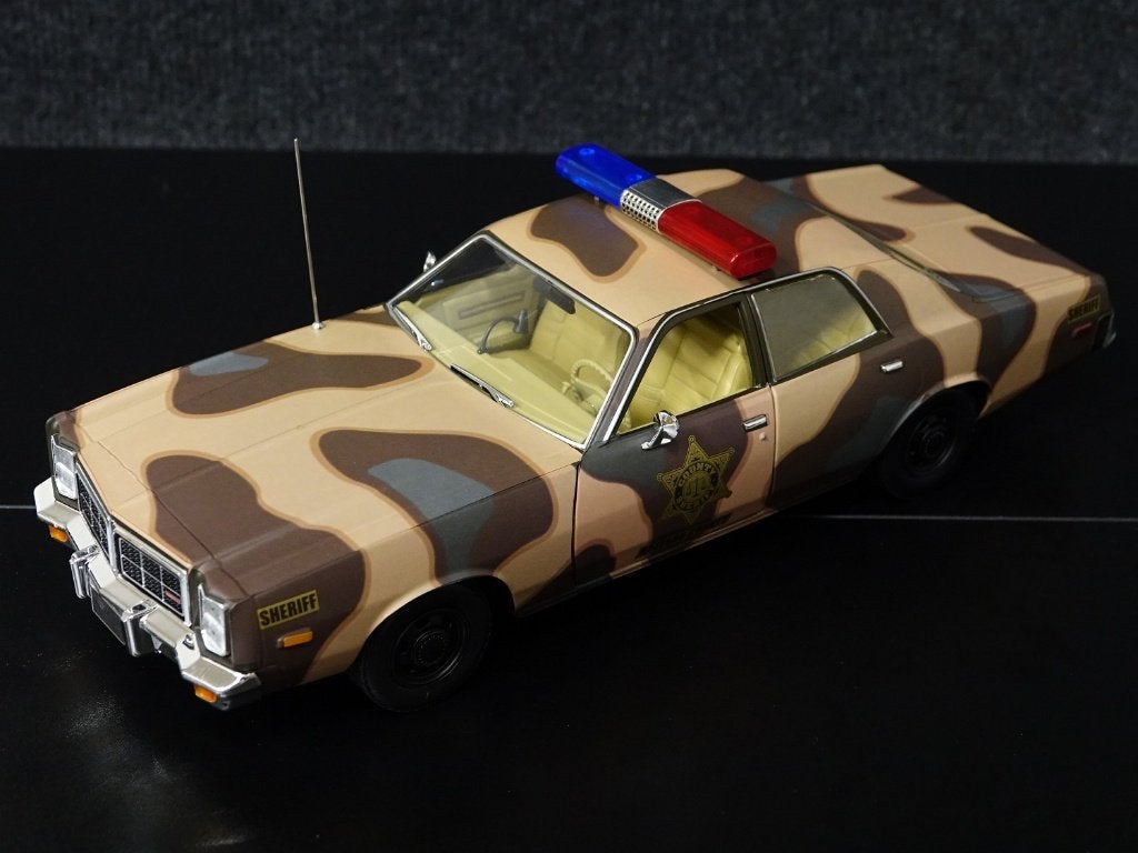 Greenlight 1:18 '78 Dodge Monaco Dukes of Hazzard camouflage, Overige merken, Auto, Onbekend, Nieuw