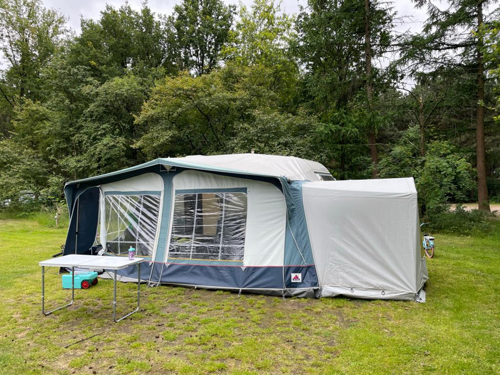 Voortent Dorema Madison maat 10 inclusief zijtent/erker, Caravans en Kamperen, Ophalen, Gebruikt