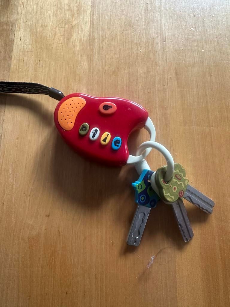 Baby Speelgoed Sleutels met Geluid, Ophalen of Verzenden, Zo goed als nieuw, Overige typen, Met geluid