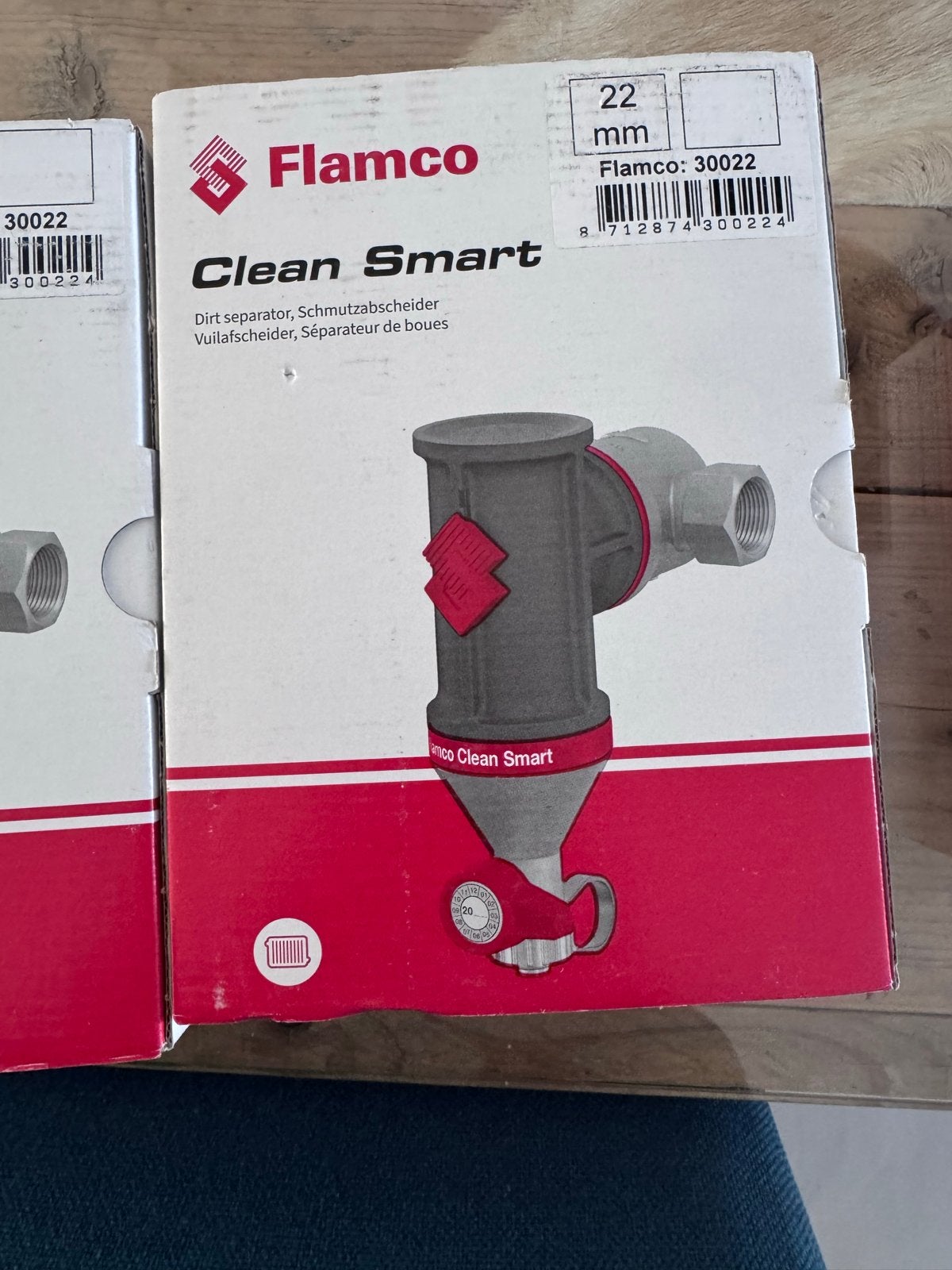 Nieuwe Flamco Clean Smart vuilafscheider 22mm, Ophalen of Verzenden, Nieuw, Overige typen
