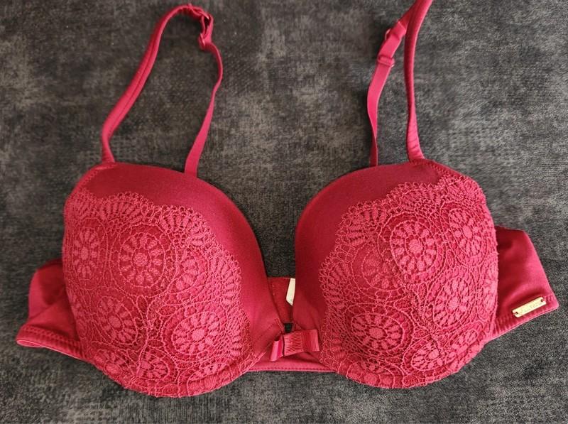 beha kleur bordeauxrood, maat 80B,merk livera, Livera, Ophalen of Verzenden, Rood, BH