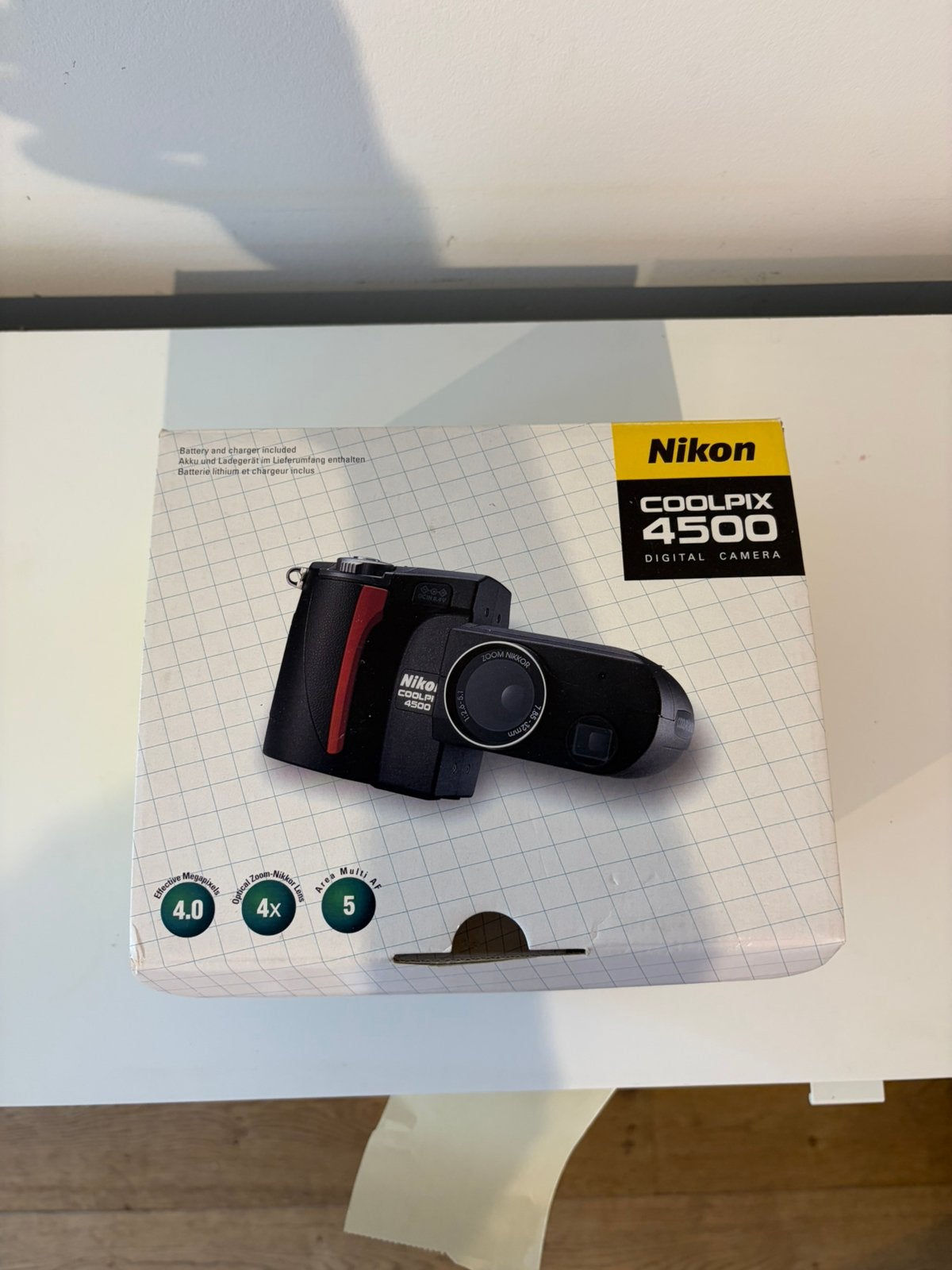 Nikon Coolpix 4500 digi cam original box, Ophalen of Verzenden, Zo goed als nieuw, Nikon