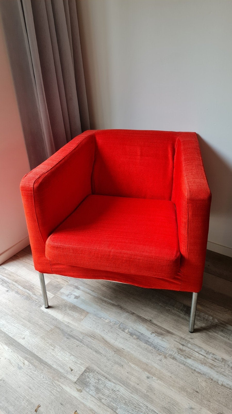 Rode stoel Klappsta van Ikea, Huis en Inrichting, Ophalen, Gebruikt, Minder dan 75 cm, 50 tot 75 cm