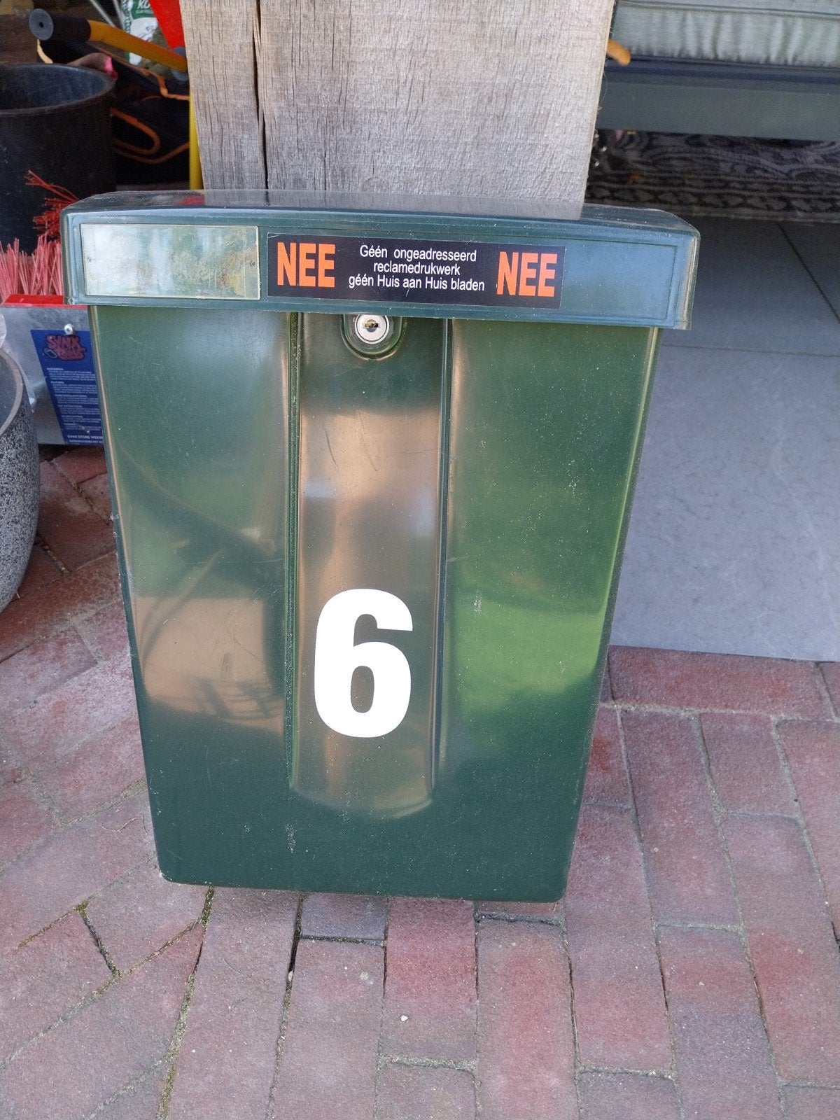 ptt brievenbus, Ophalen, Zo goed als nieuw, Kunststof
