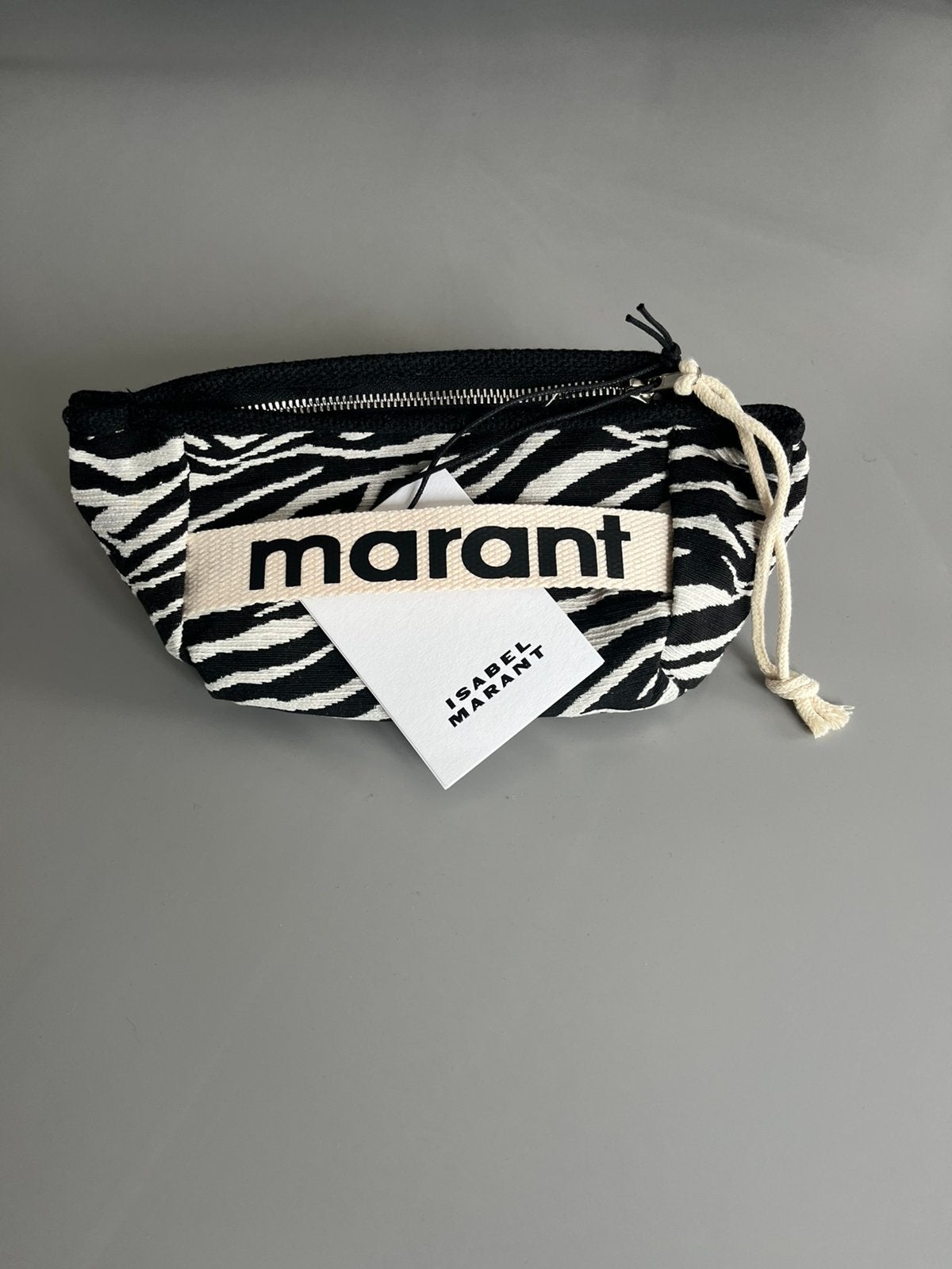 Nieuw! Isabel Marant clutch tasje  Zebra zwart wit, Ophalen of Verzenden, Nieuw, Zwart, Avondtasje
