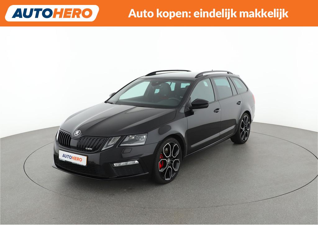 Skoda Octavia Combi 2.0 TSI RS 245 Business | FK55727 |, Gebruikt, 4 cilinders, Alcantara, Zwart