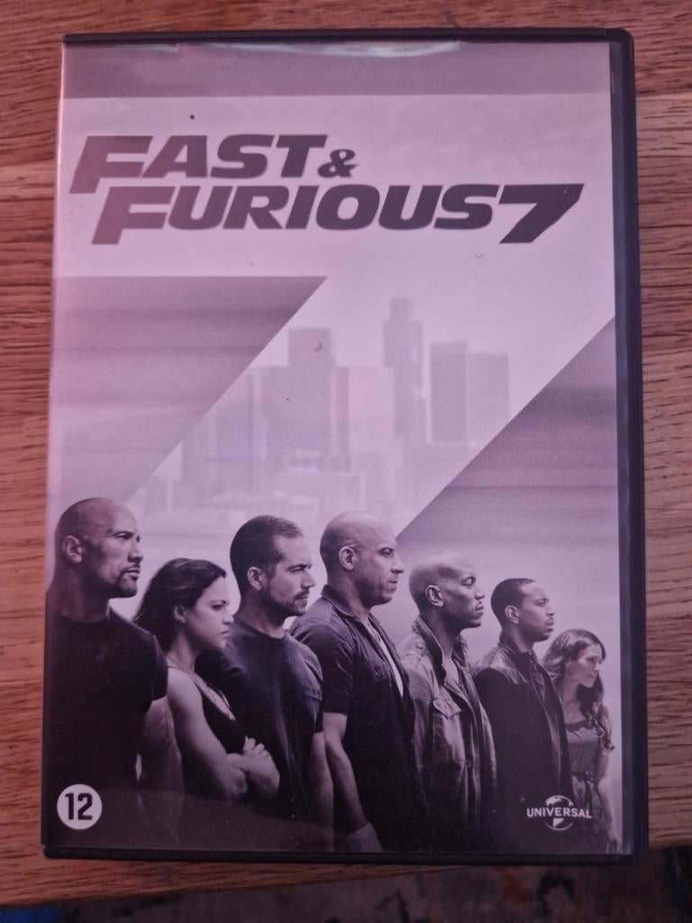 Fast & furious 7, Vanaf 12 jaar, Ophalen of Verzenden, Zo goed als nieuw