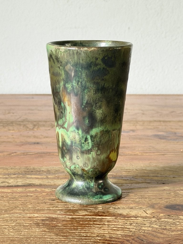 Bekervaas - Vintage Duitse keramieken vaas, Antiek en Kunst, Ophalen of Verzenden