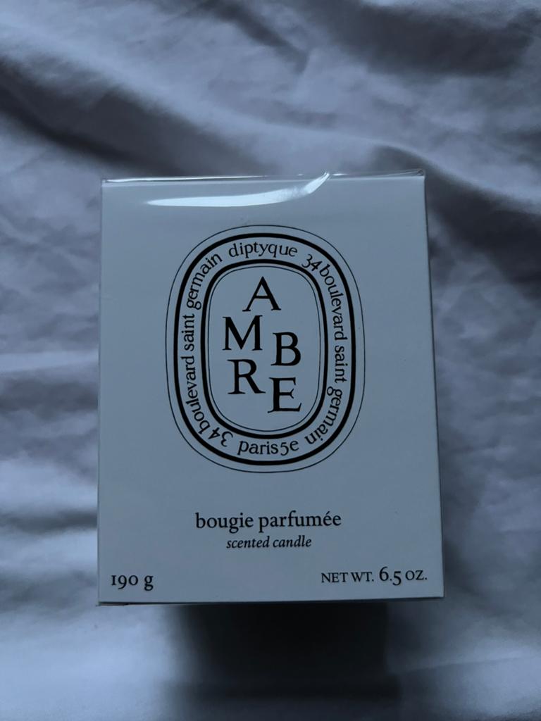 Diptyque Scented Candle - Geurkaars Amber 190g, Ophalen, Nieuw
