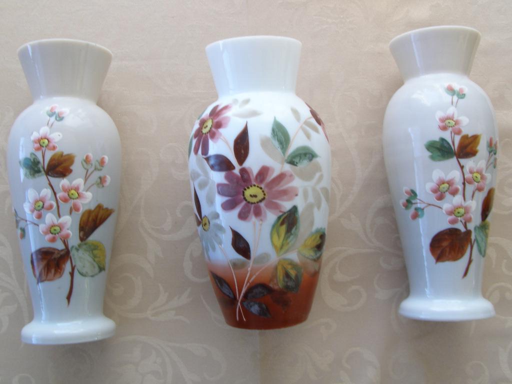 Opaline glas (Melkglas), Overige kleuren, Ophalen of Verzenden, Minder dan 50 cm, Glas