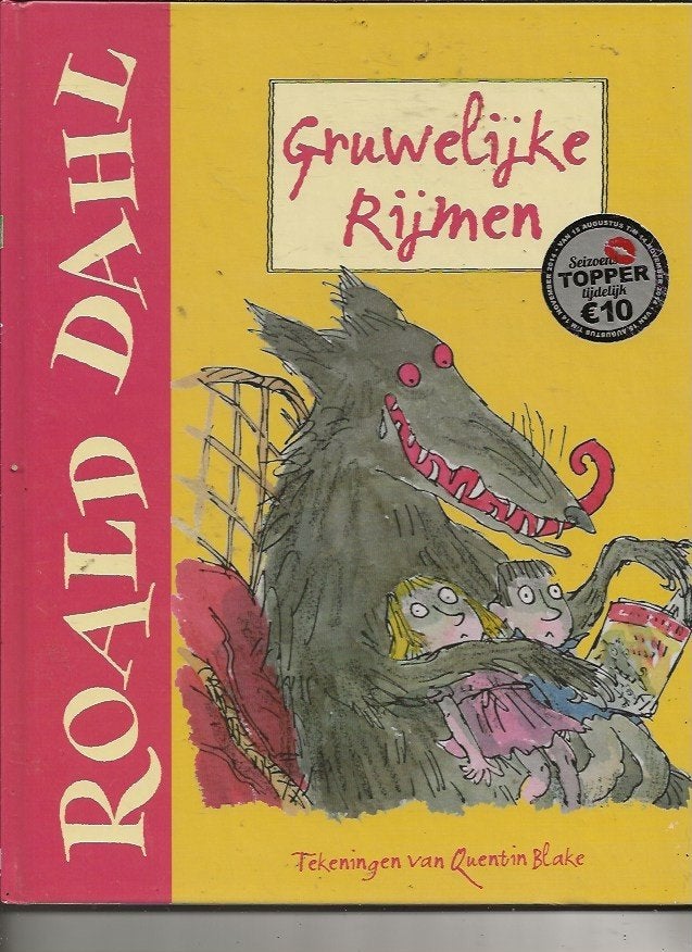Gruwlijke RIJMEN van ROALD DAHL, Boeken, Verzenden, Zo goed als nieuw, Fictie algemeen