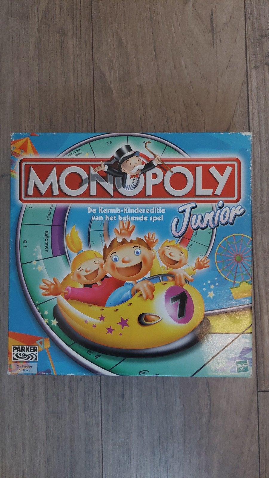 Monopoly Junior - De Kermis-Kindereditie, Een of twee spelers, Ophalen of Verzenden, Gebruikt, Parker